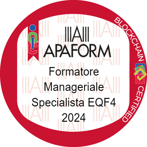 Formatore manageriale specialista livello EQF 4 stimato da APAFORM